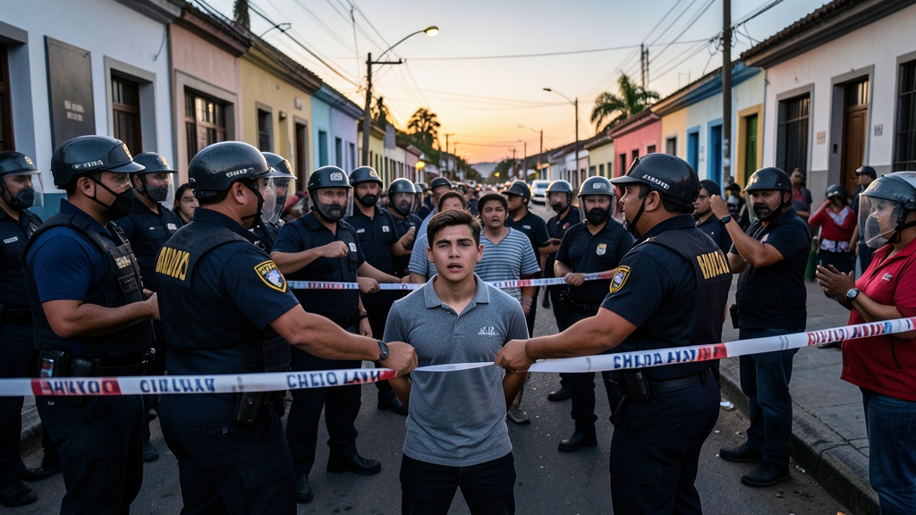 Joven es detenido por arengas antipoliciales durante protesta contra inseguridad en Chiclayo