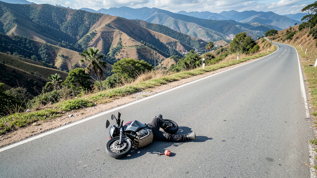 Motociclista ebrio y dormido sobre su vehículo fue hallado en avenida Agraria de Nuevo Chimbote