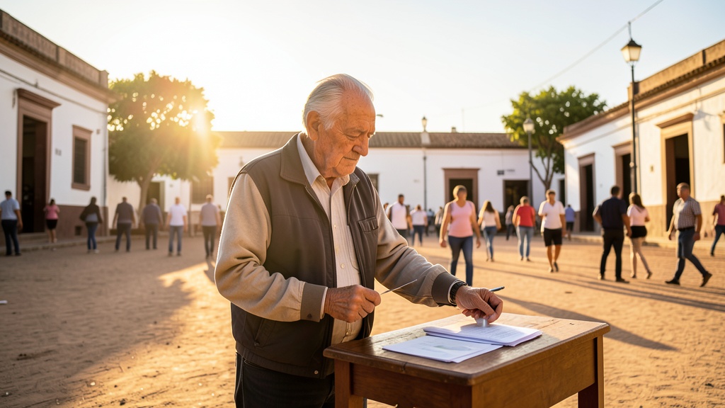 Trujillo: Adulto mayor de 81 años vota y deja mensaje patriótico a jóvenes