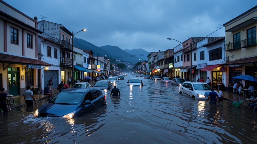 Lluvias intensas en Piura: anegamientos y caos vehicular en Máncora