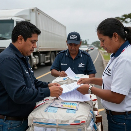 Contraloría fiscaliza el despliegue de material electoral hacia las 53 rutas del país