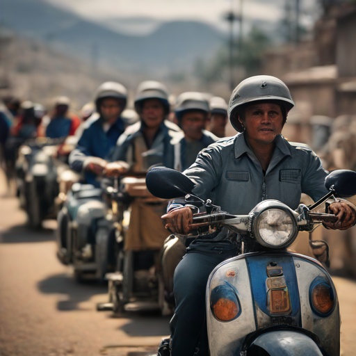 25 asociaciones de mototaxistas respaldan proyecto para transformar La Esperanza