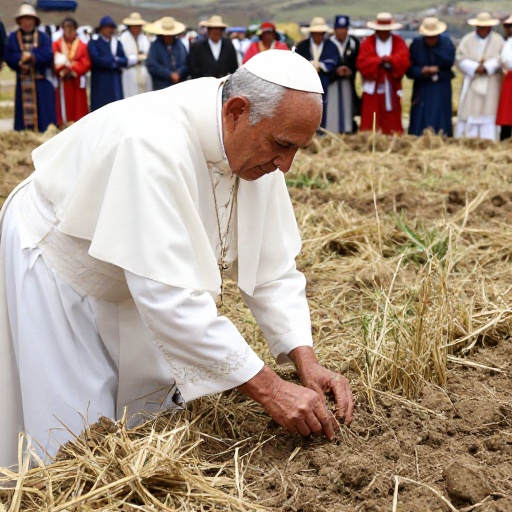 Pimentel se prepara: reconocen pampas para la misa del Papa León XIV