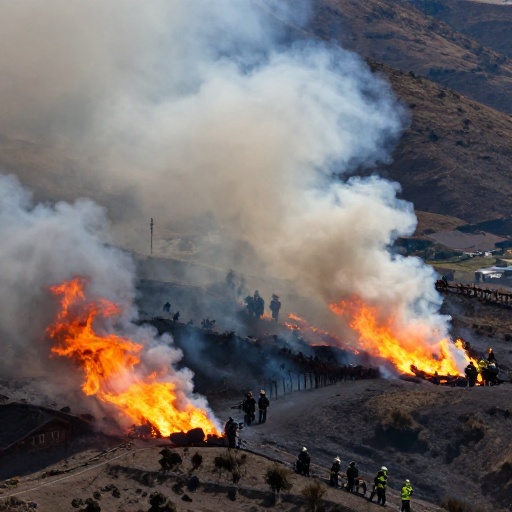 Dos nuevos incendios forestales se registran en Otuzco