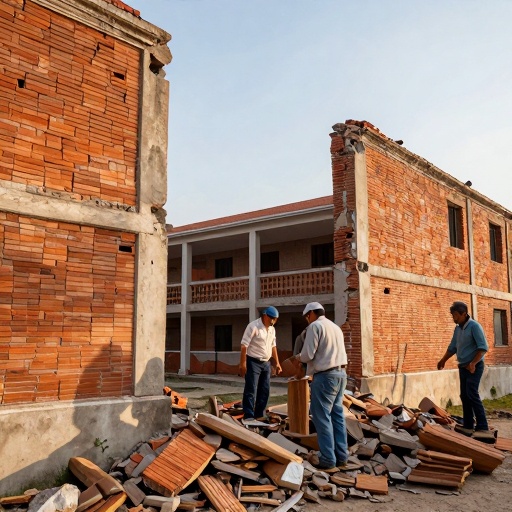 Chiclayo: Colapso nuevamente estructura del colegio Labarthe, monumento histórico