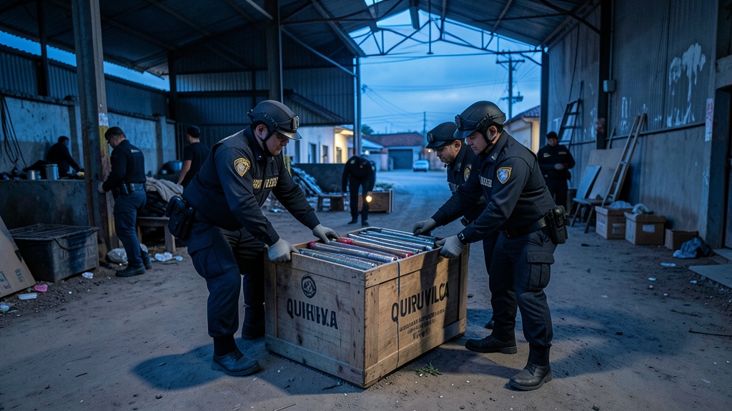 La Libertad: PNP incauta 600 cartuchos de dinamita en Quiruvilca