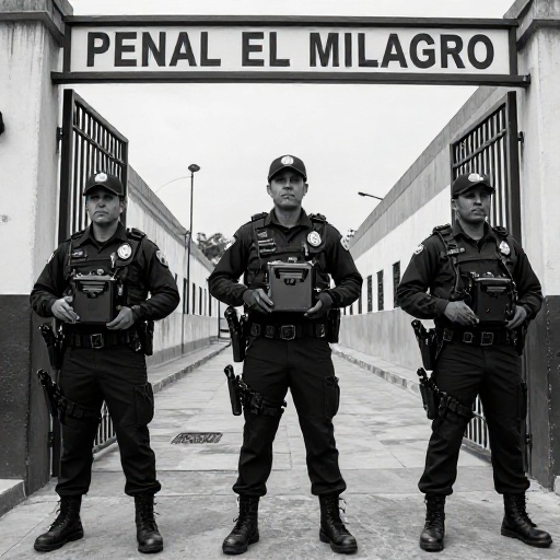 Penal El Milagro de Trujillo recibe nuevos equipos de seguridad para reforzar el control