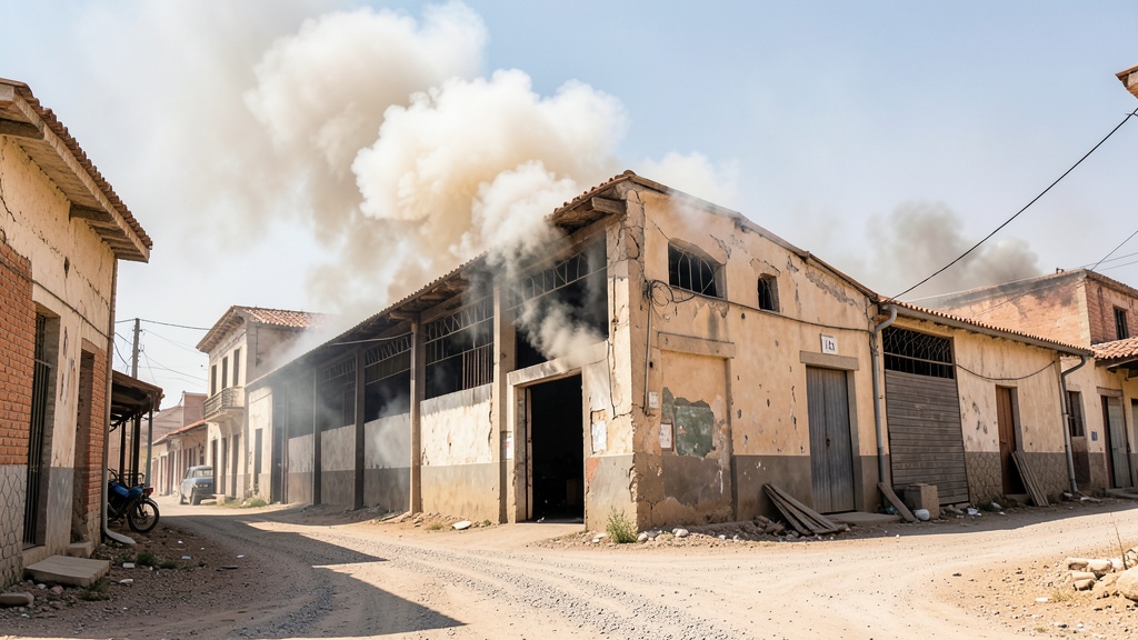 Incendio devastador deja S/1 millón en pérdidas en local industrial de Piura