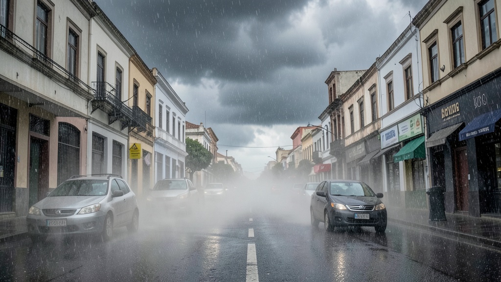 Alerta roja por violentas tormentas: Granizo y tornado sacuden la capital chilena