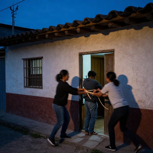 Vecinos de Chimbote retienen y amarran a hombre hallado dentro de una vivienda