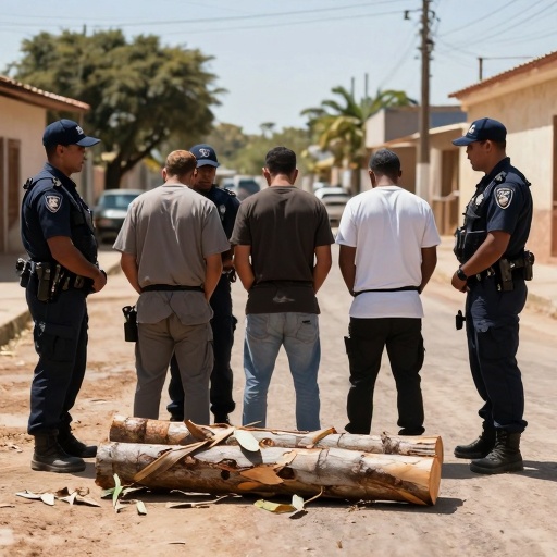 Trujillo: Capturan banda que transportaba eucalipto robado al Gobierno Regional