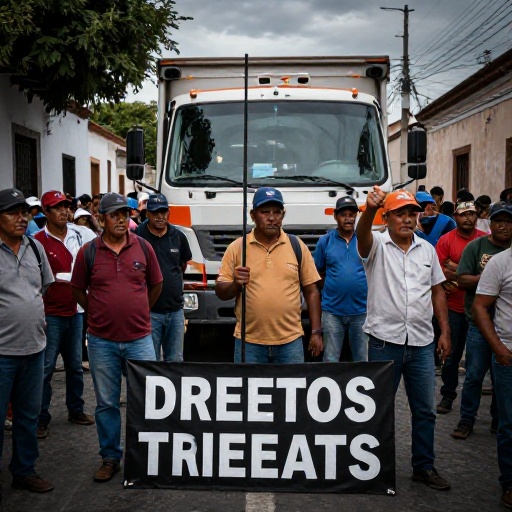 Choferes de El Cortijo paralizan servicios en Trujillo por amenazas directas