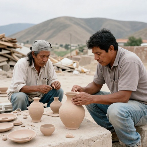 Hallazgos Moche emergen en Trujillo durante obras en quebradas