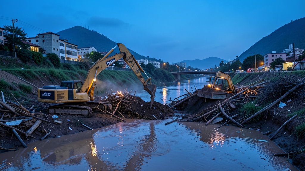 ANA ejecuta obras de prevención contra el Río Santa en La Libertad y Áncash