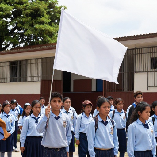 La Libertad: 100 colegios izan bandera blanca por la Paz