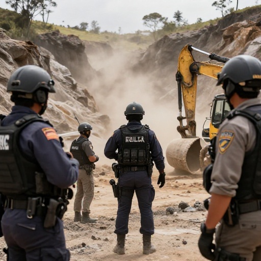 La Libertad: Decomisan fusiles y 2 mil explosivos por minería ilegal en Pataz