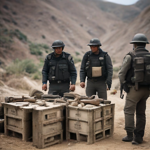 La Libertad: PNP incauta 70 bolsas de explosivos para minería ilegal
