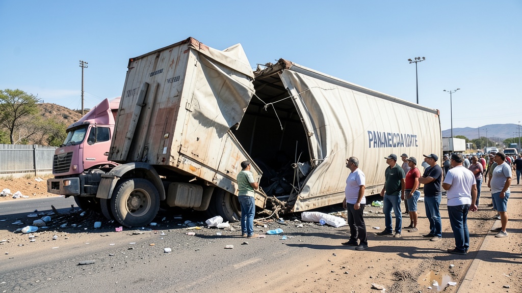 Trágico accidente en Virú: volcadura de tráiler deja dos fallecidos en la Panamericana Norte