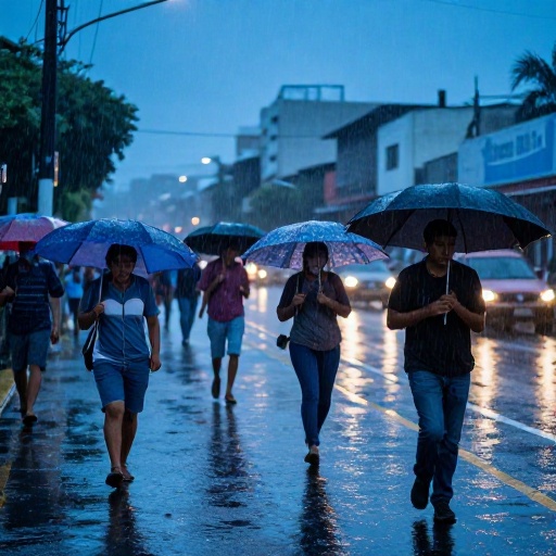 Alerta meteorológica: Senamhi prevé lluvias de hasta 15 mm/día en Piura y Tumbes